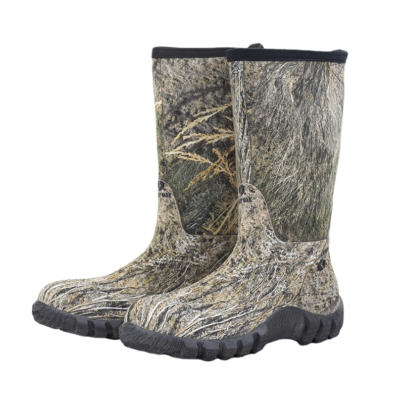 ShedOFF Hunting Boots for Men, Waterproof Insulated Realtree Camo Rubber Boots