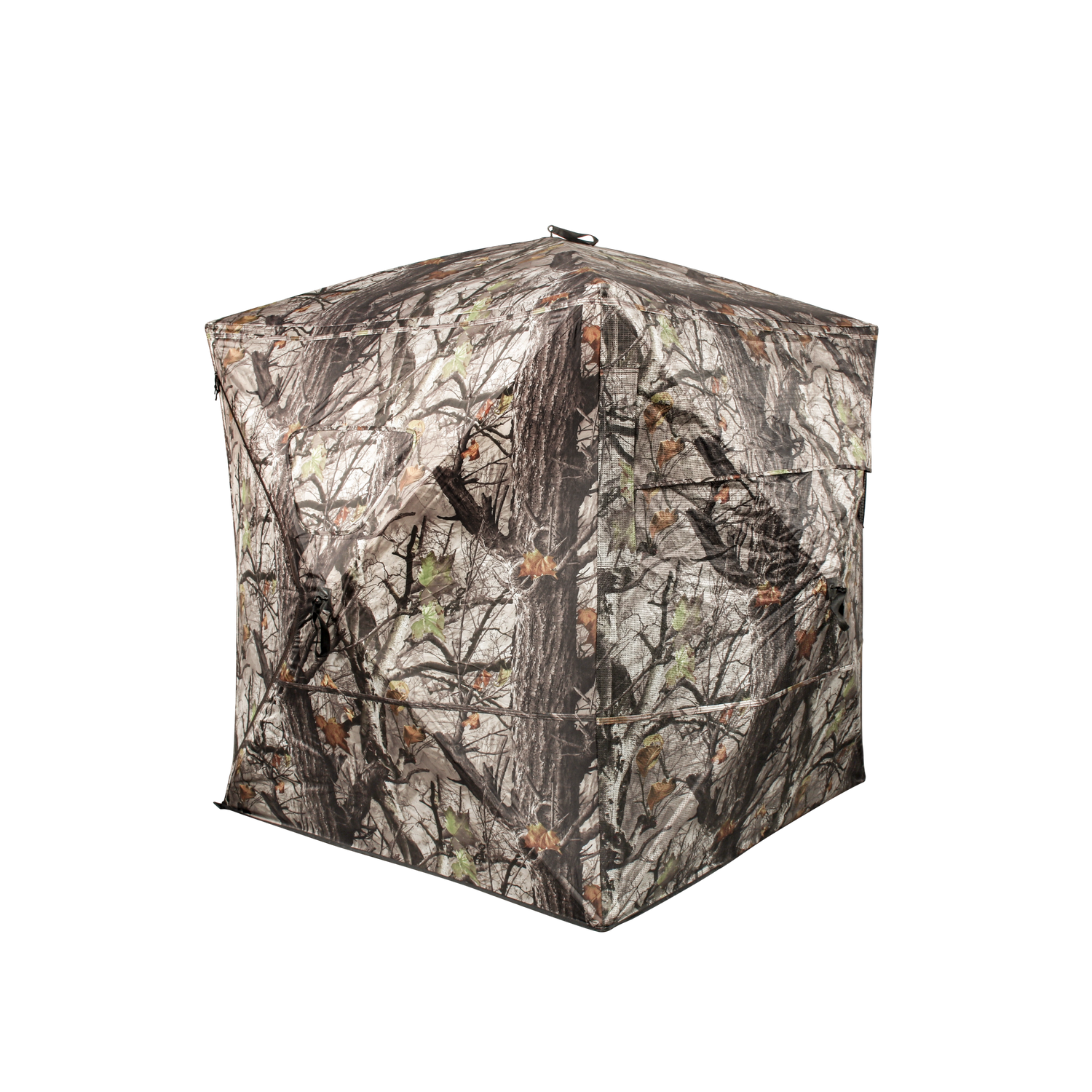 ShedOFF Waterproof 4 SIdes 270 Degree See Through Hunting Blind 2-3 Person Tree Camo