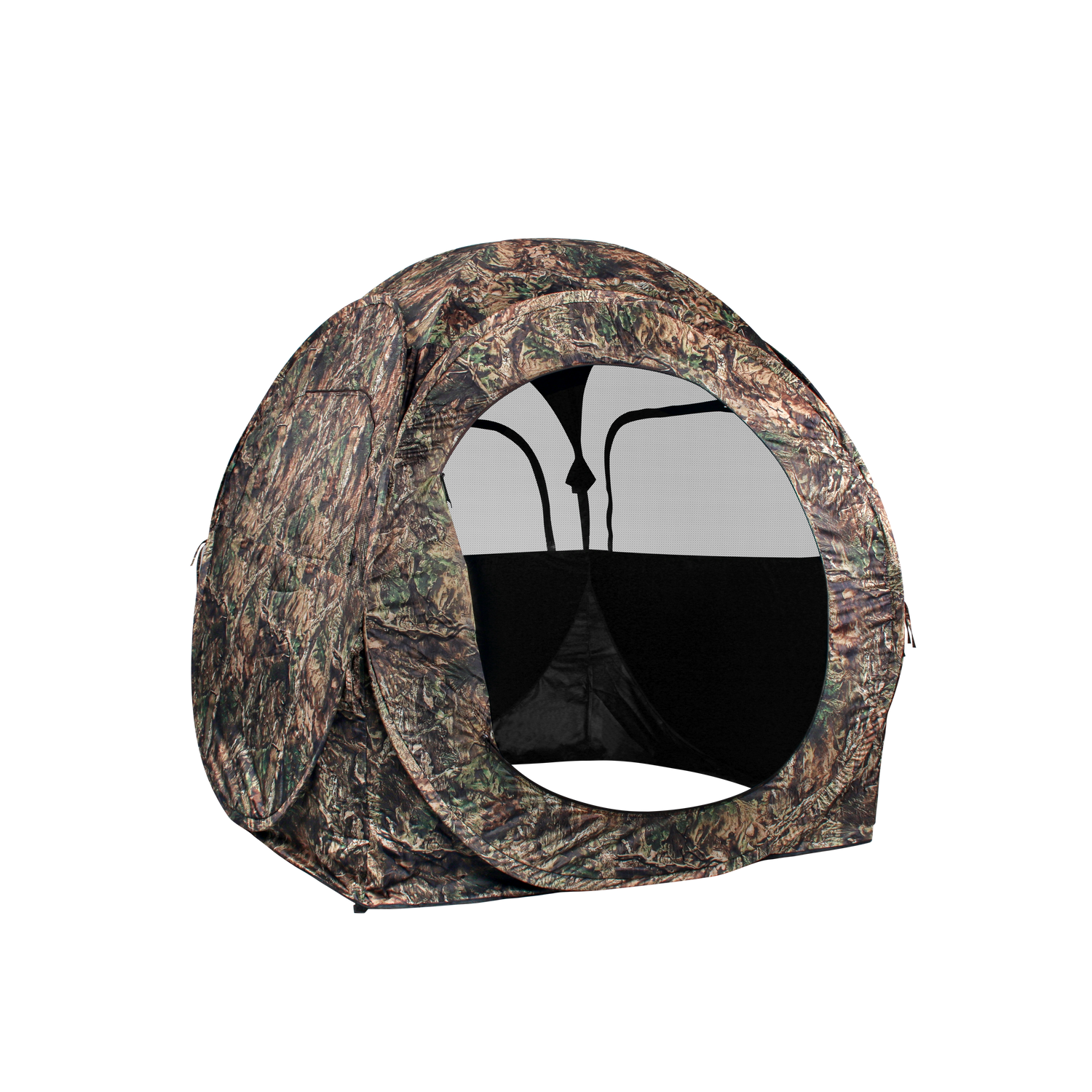 ShedOFF Waterproof Roundness 4 Side 270 Degree See Through Hunting Blind 1 Person Veil Camo