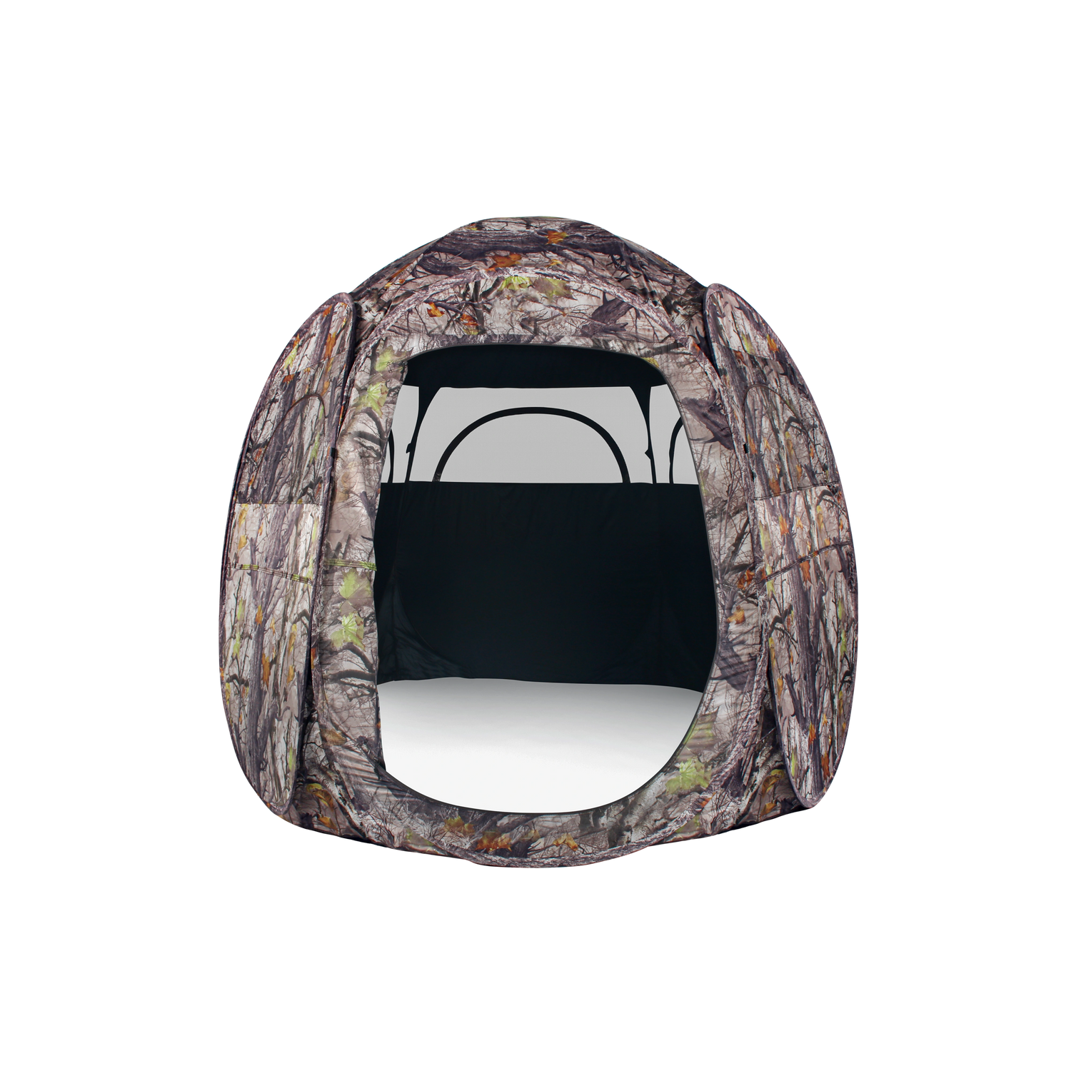 ShedOFF Waterproof Roundness 6 Sides 300 Degree See Through Hunting Blind 1-3 Person Tree Camo