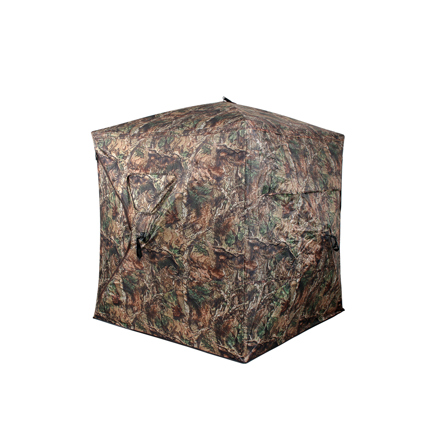 ShedOFF Waterproof 4 Sides 270 Degree See Through Hunting Blind 2-3 Person Veil Camo