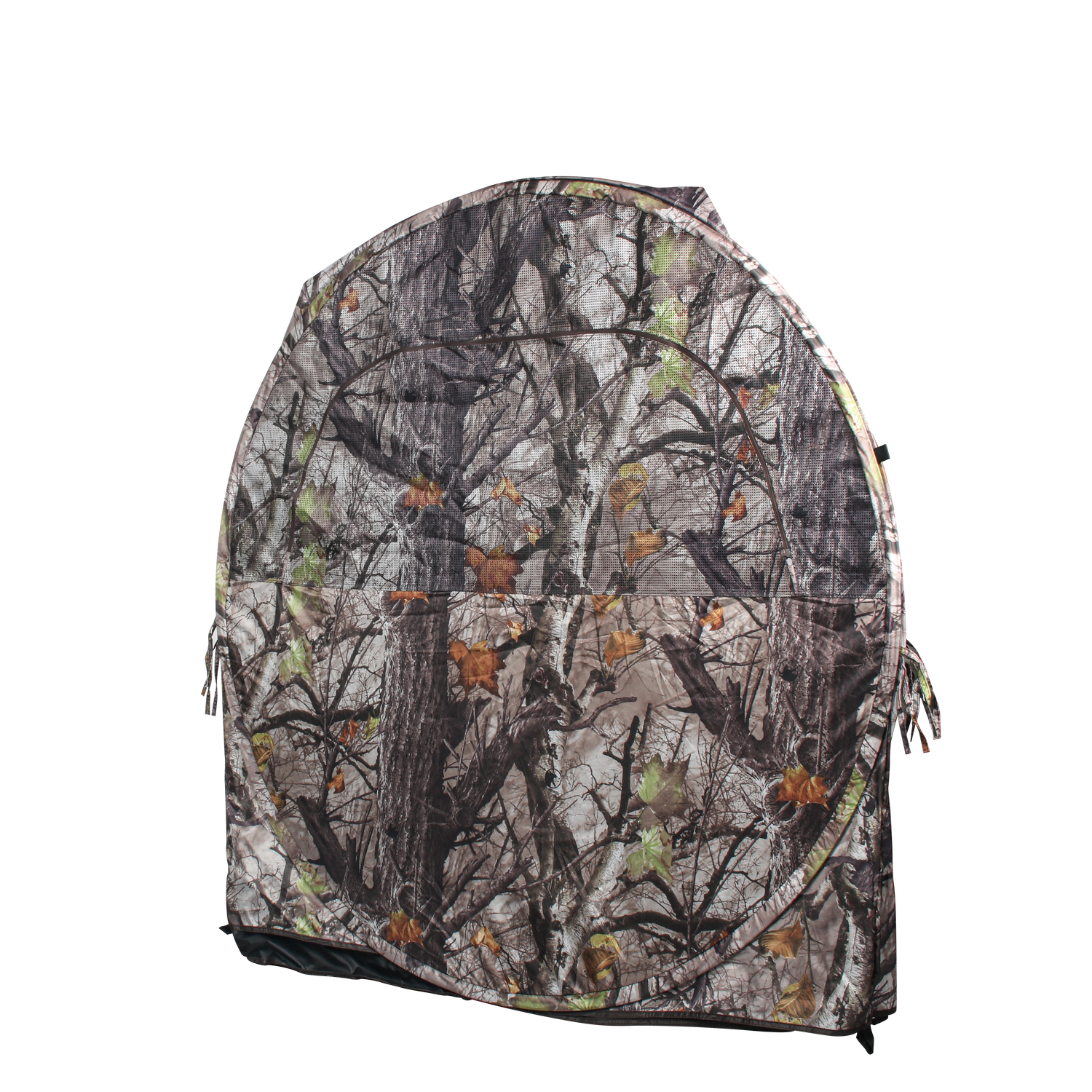 ShedOFF Waterproof Roundness 4 Side 270 Degree See Through Hunting Blind 1 Person Tree Camo