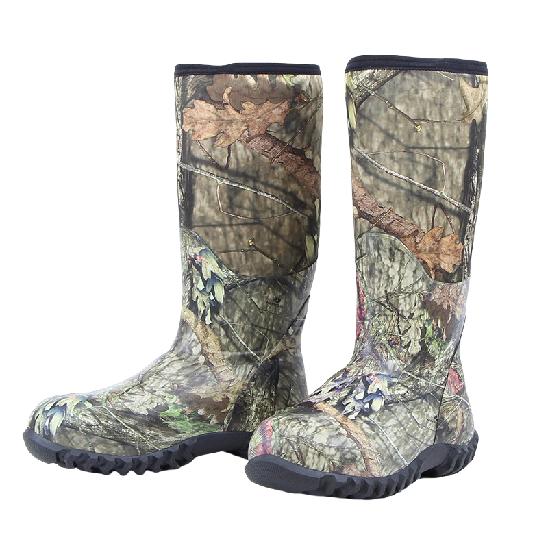 ShedOFF Hunting Boots for Men, Waterproof Insulated Realtree Camo Rubber Boots