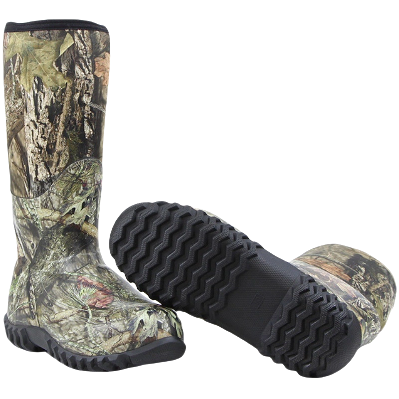 ShedOFF Hunting Boots for Men, Waterproof Insulated Realtree Camo Rubber Boots