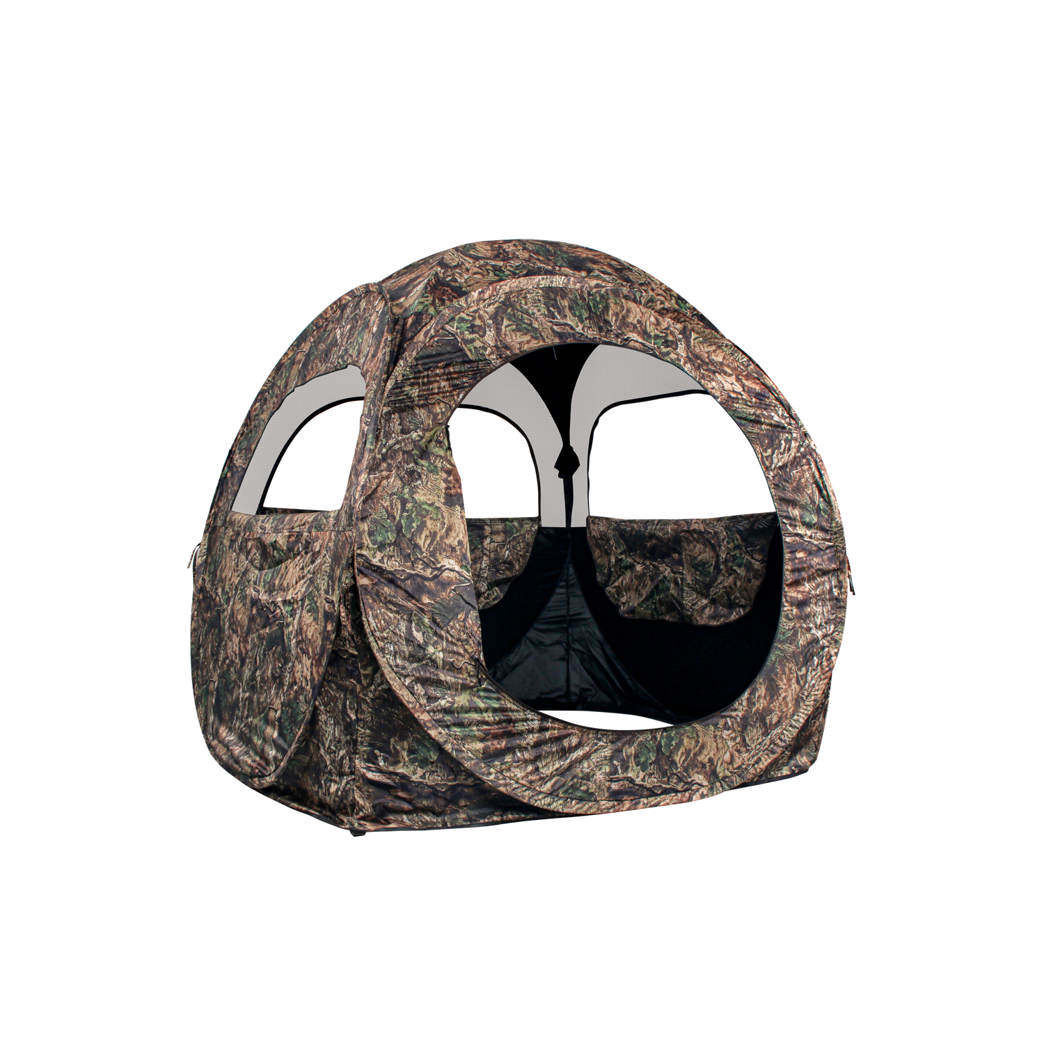 ShedOFF Waterproof Roundness 4 Side 270 Degree See Through Hunting Blind 1 Person Veil Camo